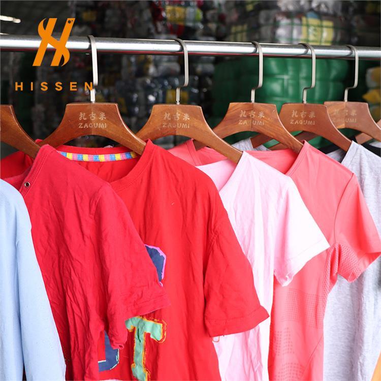 used ladies T-shirt二手衣服装外贸出口女短袖T恤上衣批发旧衣服