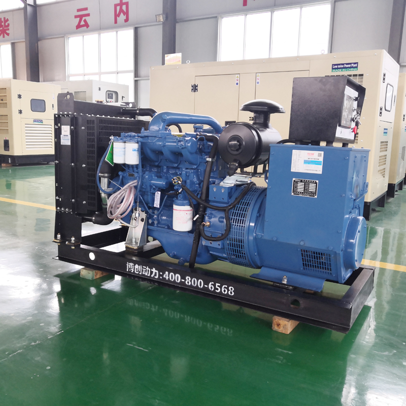 搅拌机常用备用电源 50kw柴油发电机组 玉柴股份三相无刷发电机