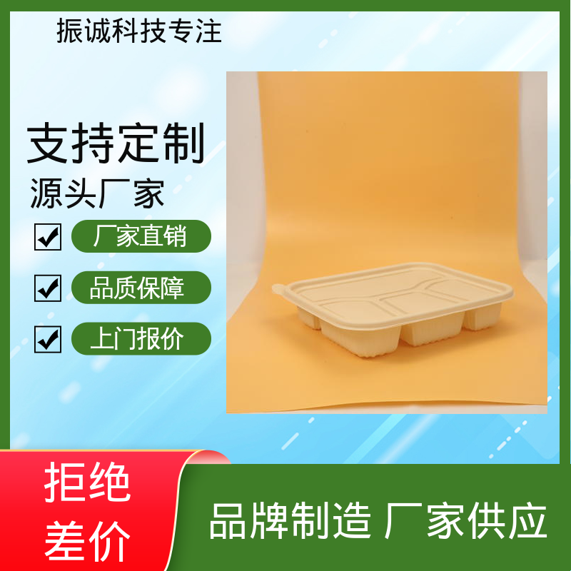 振诚科技 儿童带餐便携环保 可降解餐盒 家庭套装