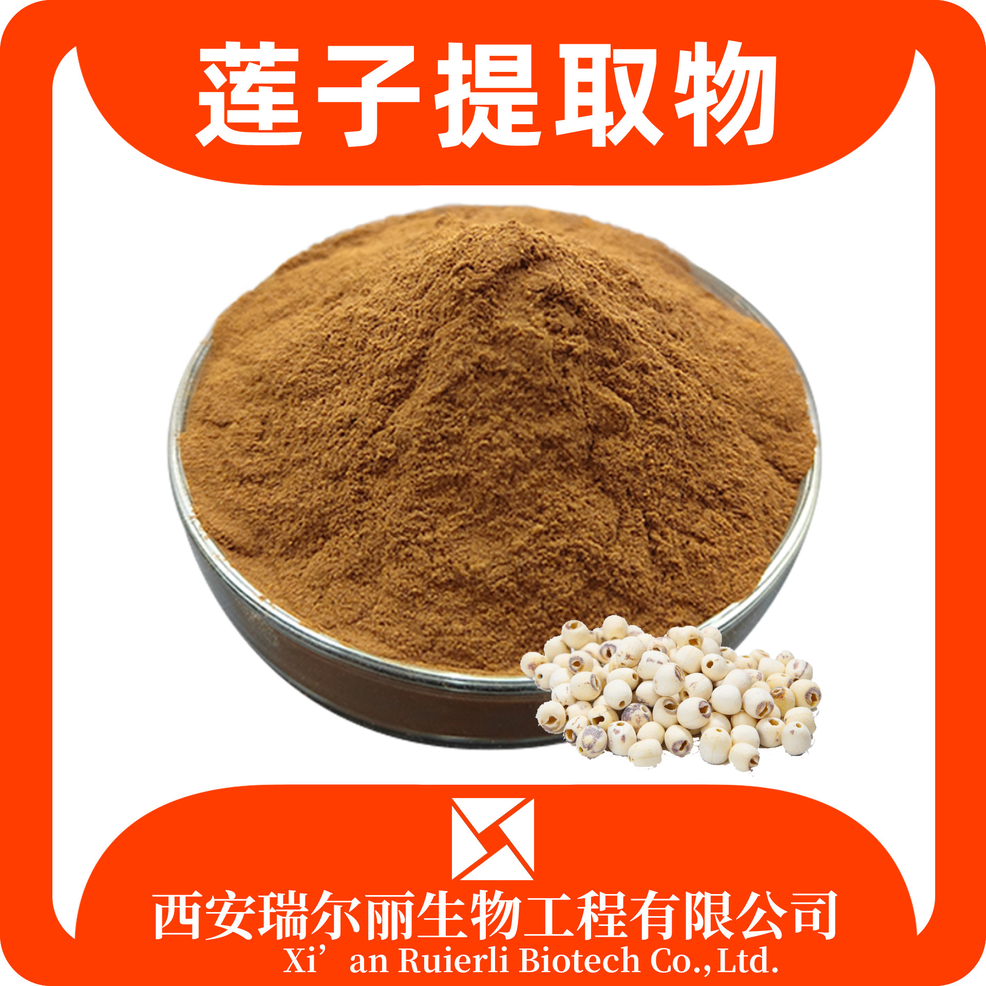 莲子提取物 水溶莲子粉 速溶浓缩粉 SC证含税运 源头厂家 瑞尔丽生物