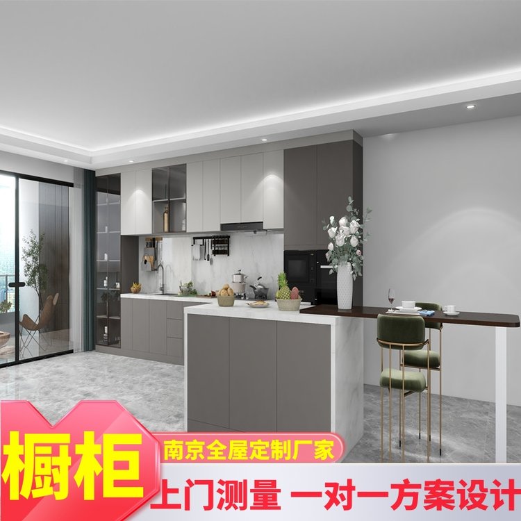 厨房橱柜整体定做价 厂家直营 同城送货安装 韩信全屋定制