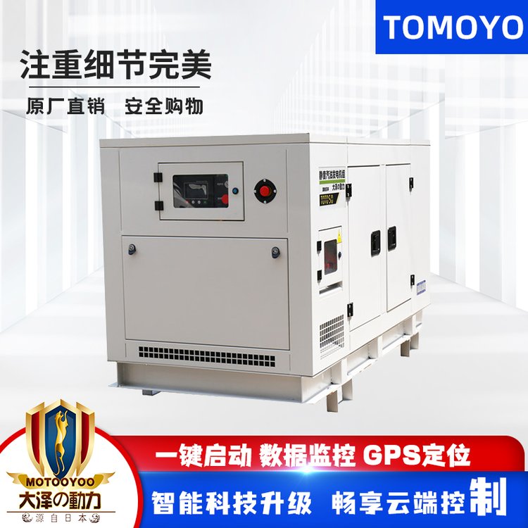 自动调速静音50kw汽油发电机组低油耗低噪音 大泽动力TOTO50-M