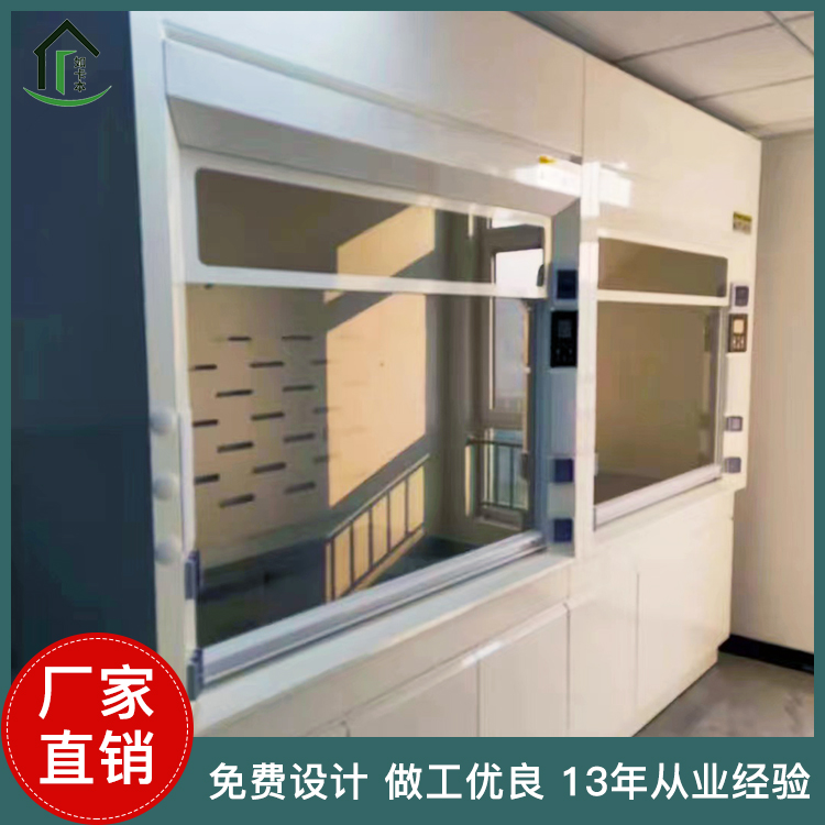 全钢通风柜 PP实验室通风橱 定制通风台柜设计 化验室专用排风柜