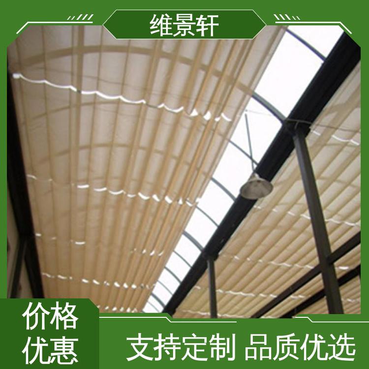 十年质保 遥控系统 户外折叠天棚帘 室内外遮阳帘 维景轩