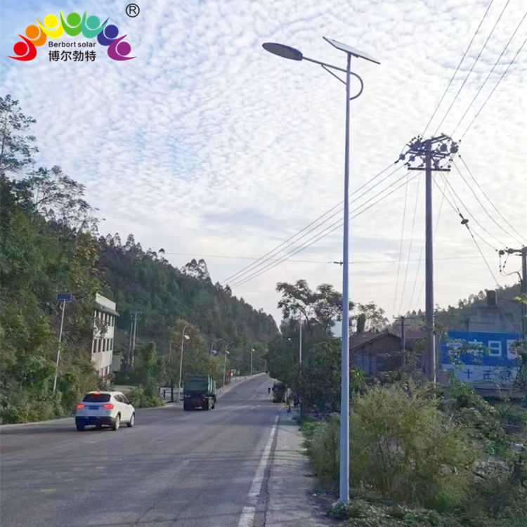博尔勃特一体化太阳能路灯道路照明热镀锌LED路灯杆厂家批发