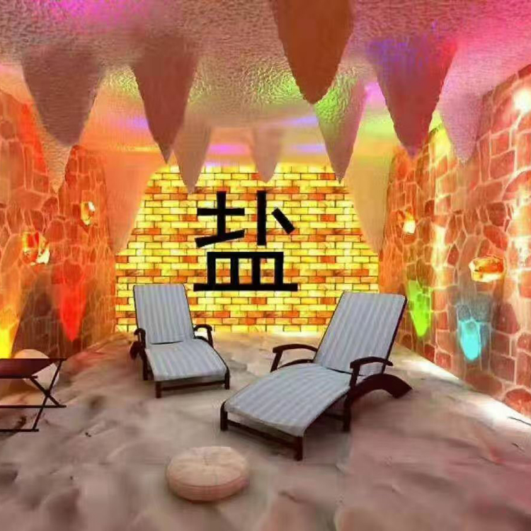 承建汗蒸房安装承建装修商用半盐桑拿房全盐盐疗盐蒸房厂家