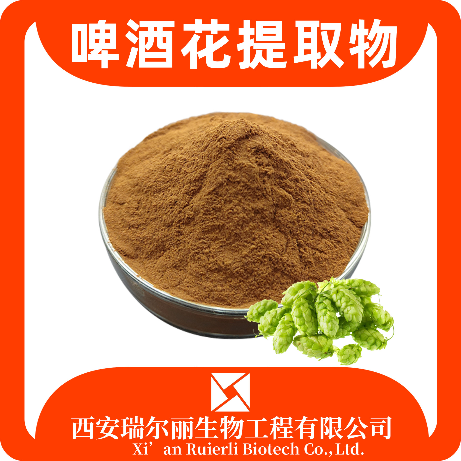 啤酒花提取物 速溶啤酒花粉 SC工厂可定制 啤酒花浸膏 瑞尔丽生物