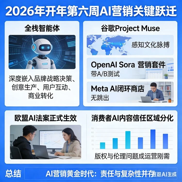 AI营销前沿周报｜2026年第6周（1.31–2.6）：从效率工具到战略伙伴，AI营销进入全栈智能时代