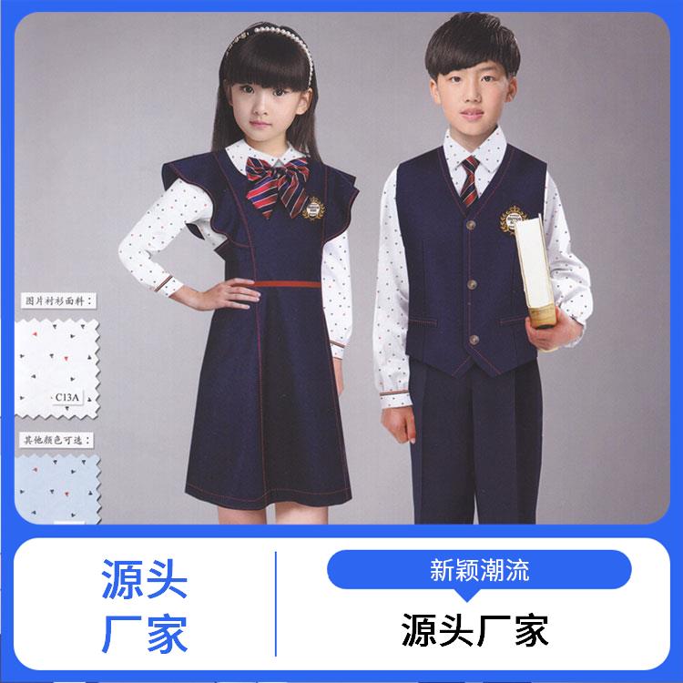 厂家定做用料讲究中小学校服定制豪派服饰中高学生校服套装