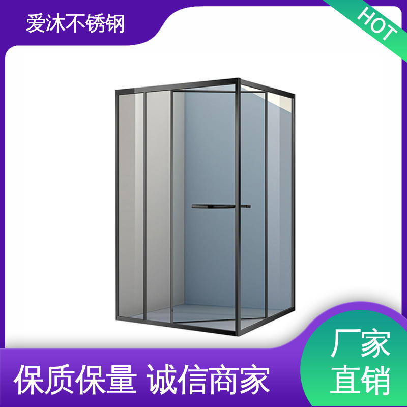 爱沐 玻璃隔断门 铝合金淋浴房 防腐防霉 应用广泛