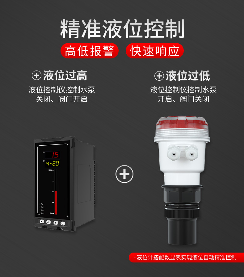 防腐型超声波液位计 一体式分体式盐酸罐污水液位变送器