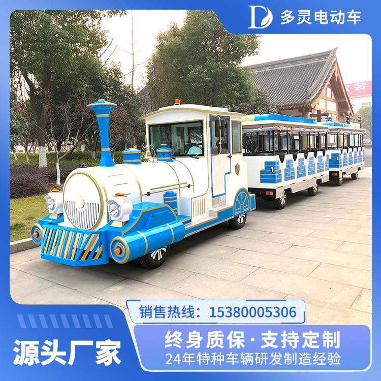 大型柴油火车一拖二 多灵 电动火车 室外游乐设备 品质保证