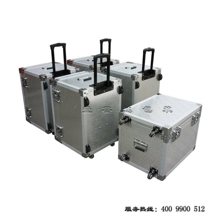 壹善达EVA减震铝箱 仪器箱多功能铝合金工具箱拉杆铝.箱_厂家