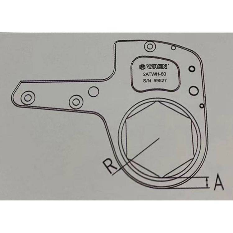 供应WREN中空液压扭矩扳手4ATWH 扭力范围610-6108NM
