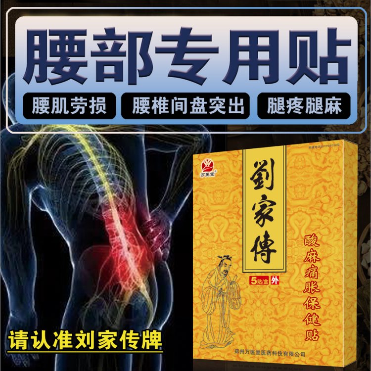 刘家传5贴装颈肩腰腿酸麻痛胀保健贴 现化批发