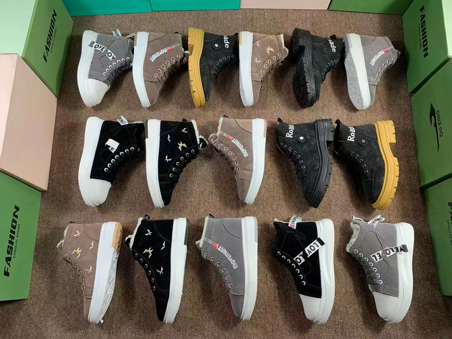 贸地摊鞋批发处理杂款男女鞋断码品牌运动鞋库存鞋厂家批发内销外