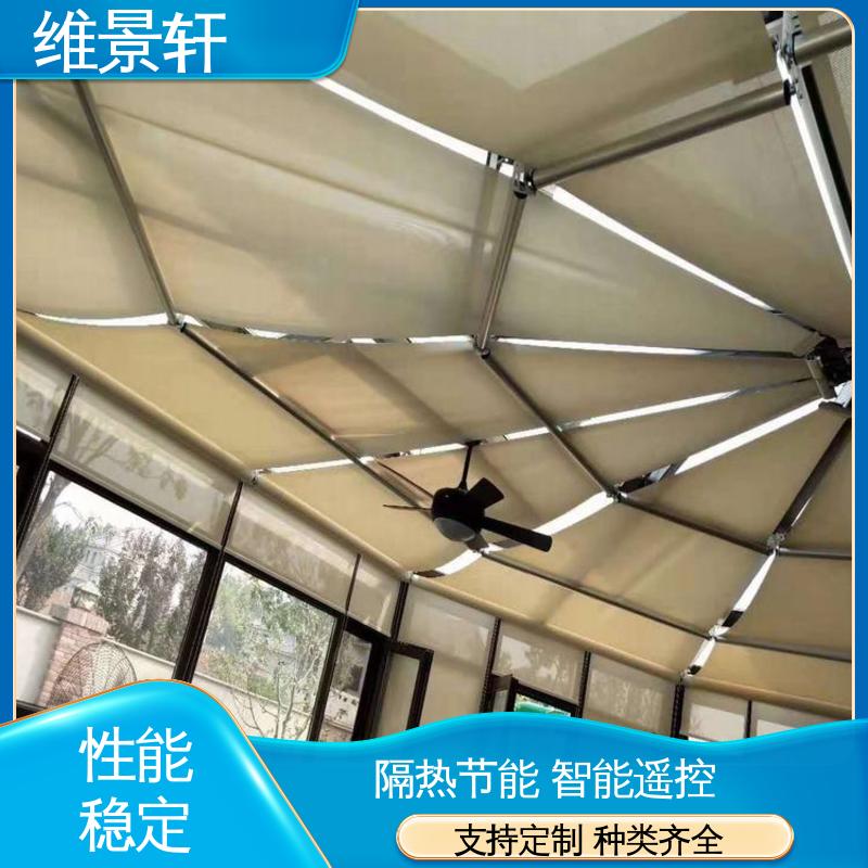 维景轩 FTS电动天棚帘 幼儿园活动区遮阳帘 支持安装定做