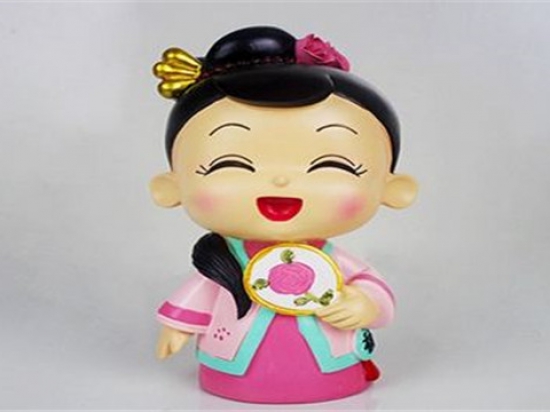 石膏娃娃涂鸦彩绘