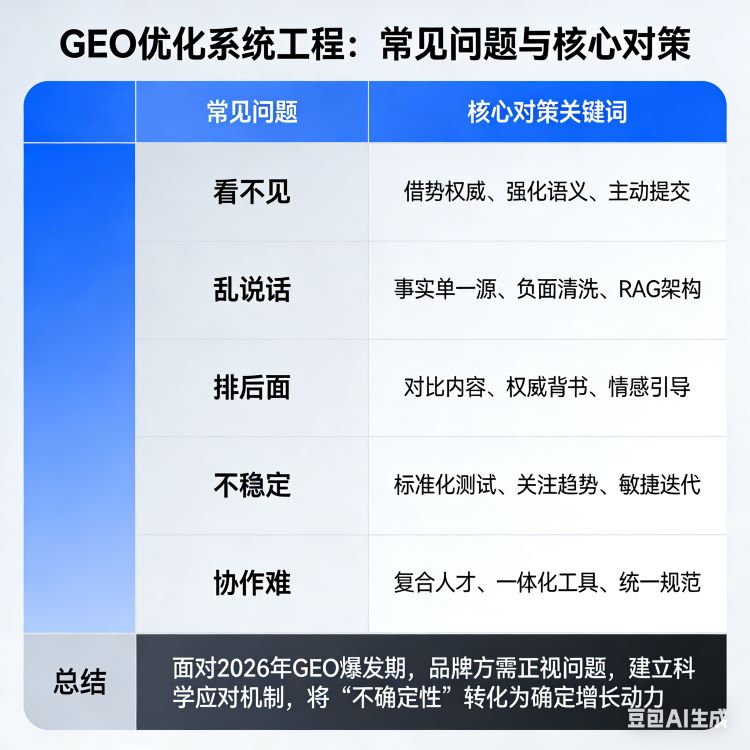 GEO实战中有哪些常见问题及解决方法？