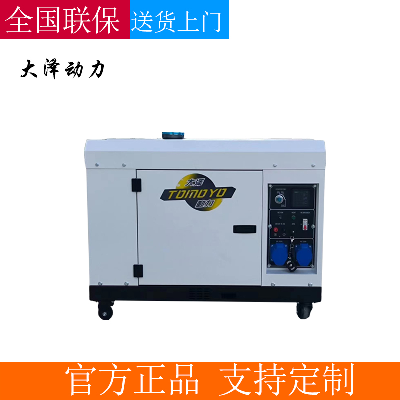 大泽动力厂家 3kw柴油发电机 单相220v TOY3800ET 小型 发电移动电源