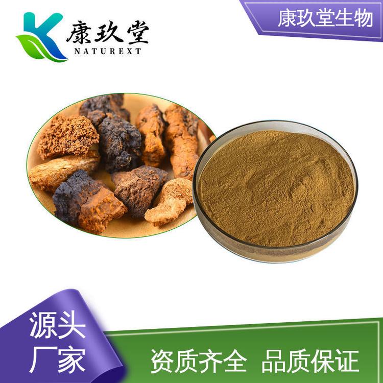 康玖堂 白桦茸提取物 棕色粉末 Chaga Mushroom Extract 资质齐全