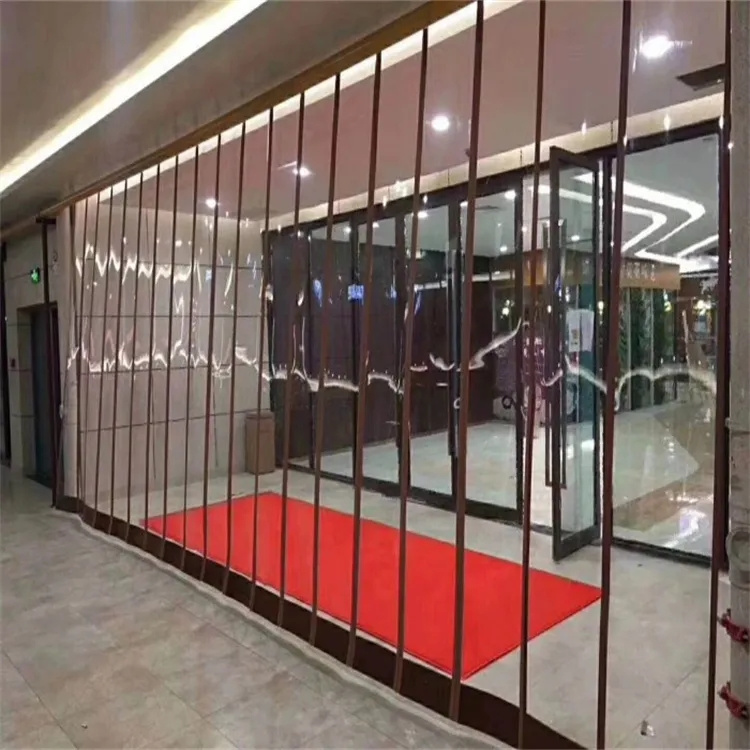 阔海 定制供应 磁吸门帘 超市专用 橡胶帘子隔热 软PVC挡风自吸帘