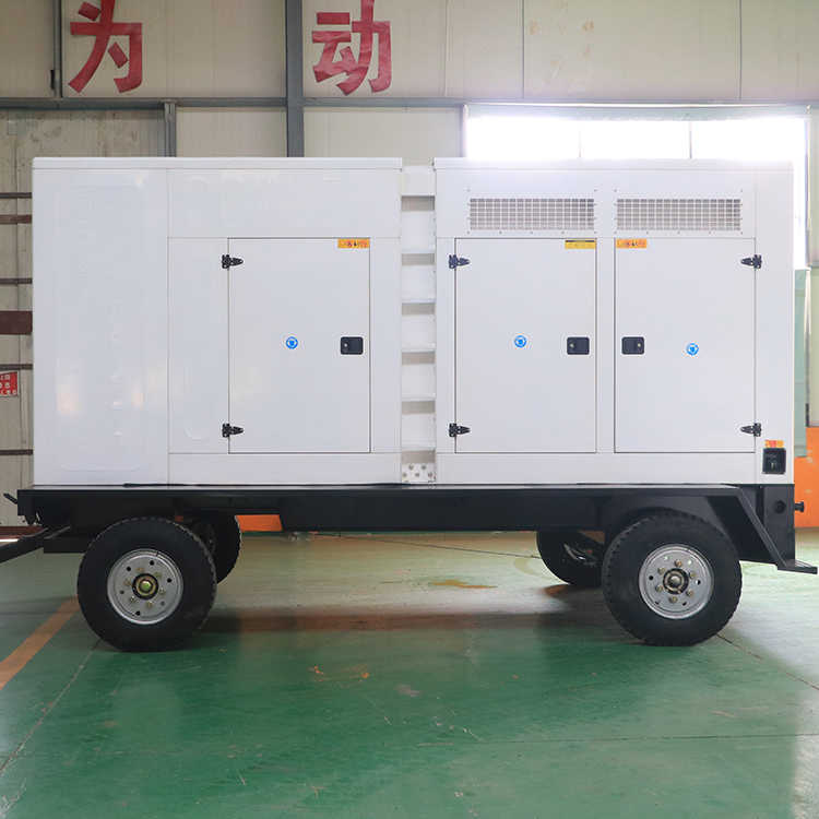 350kw移动发电机组 户外公路工程使用 移动电站 康姆勒电力供应
