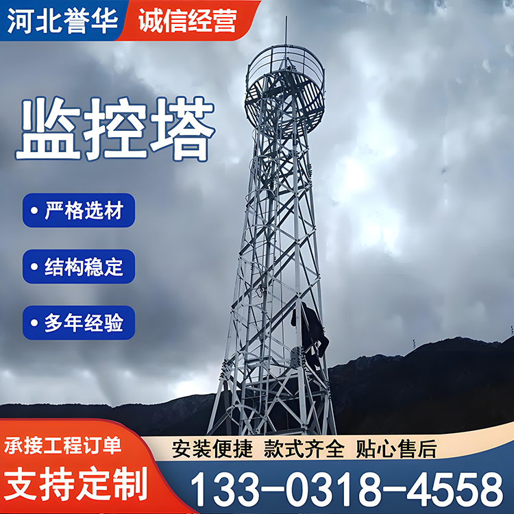 多种型号监控塔 角钢远程检测塔 草原林业瞭望塔 森林防火 厂家供应