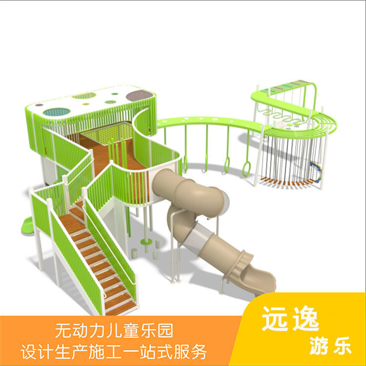 大型组合滑梯 户外非标无动力游乐设备定制 幼儿园公园娱乐设施