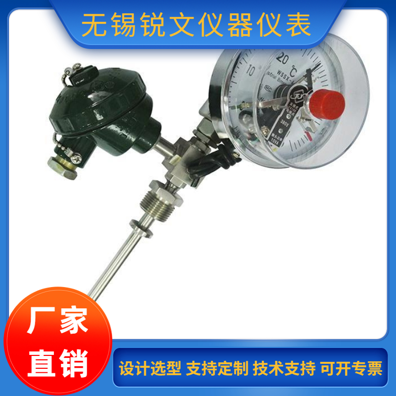 锐文 远传双金属温度计WSSP-411/481系列 双头热电阻 支持定制