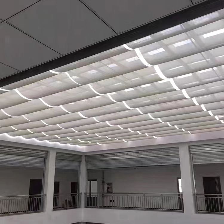 学校操场电动遮阳帘 隔热降温天蓬帘 防雨折叠天幕帘 防风卷帘厂家