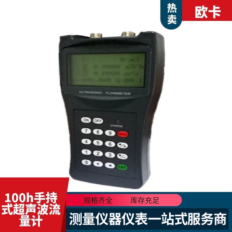 100h手持式超声波流量计 便携式流量 计 随时打印数据
