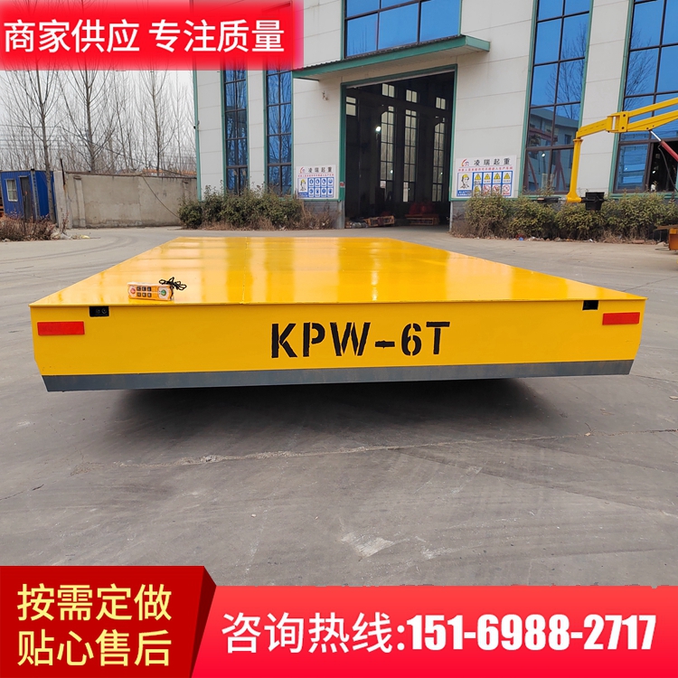 万向地平车 3吨6吨8吨蓄电池 物料运输搬运设备 无轨电动平板车