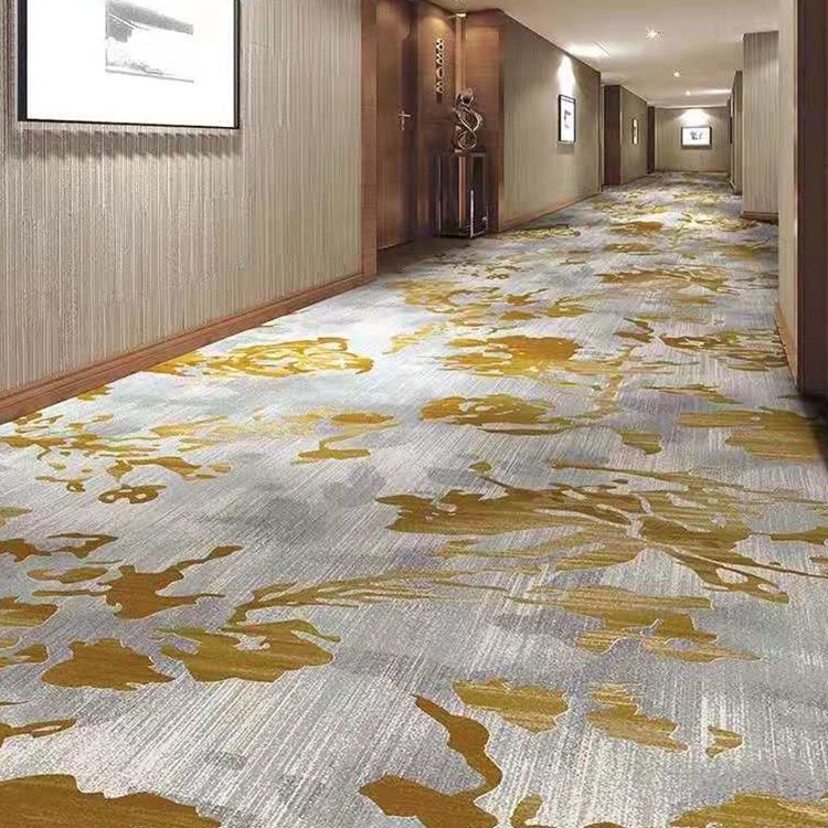 走廊毯厂家 酒店过道 尼龙涤纶防火材质 工程材料 耐磨