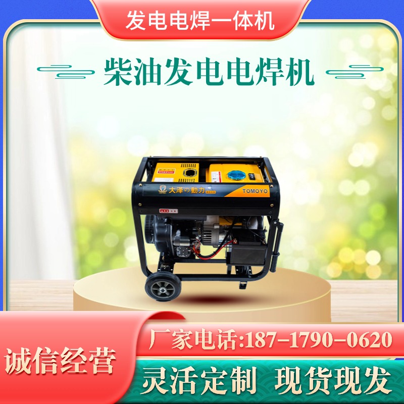 欧鲍实业TO230A-Z 多功能230A柴油发电电焊机 焊发一体 户外电焊