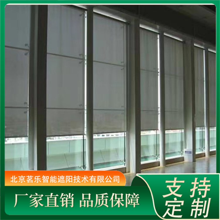 电动卷帘 办公室落地窗遮阳帘 会议室百叶窗遮光帘 定制安装