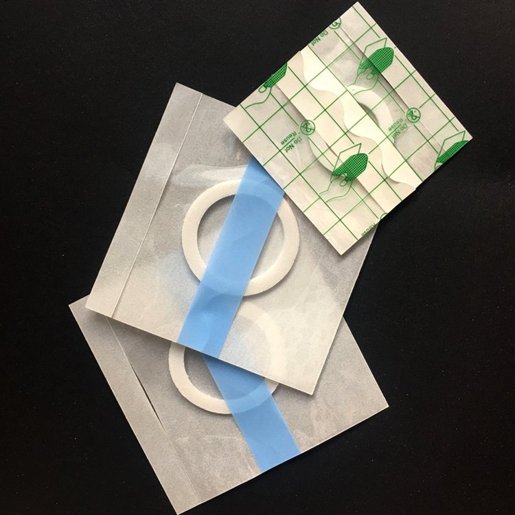 现货批发医用胶布 pu胶贴 透明贴膜 PU膜 撕拉容易