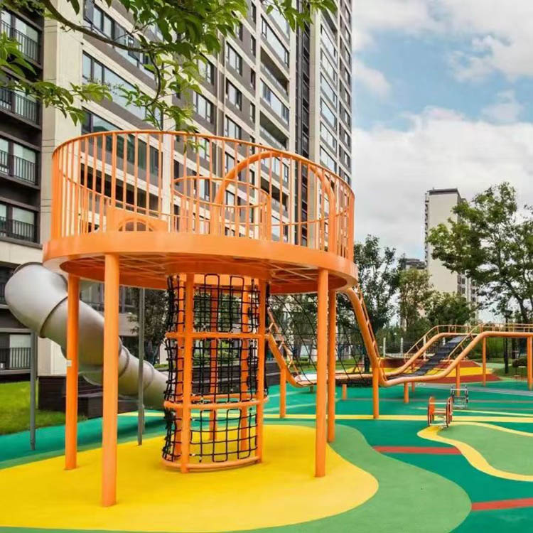 户外爬网组合 儿童攀爬架游乐设备 非标定制幼儿园设施