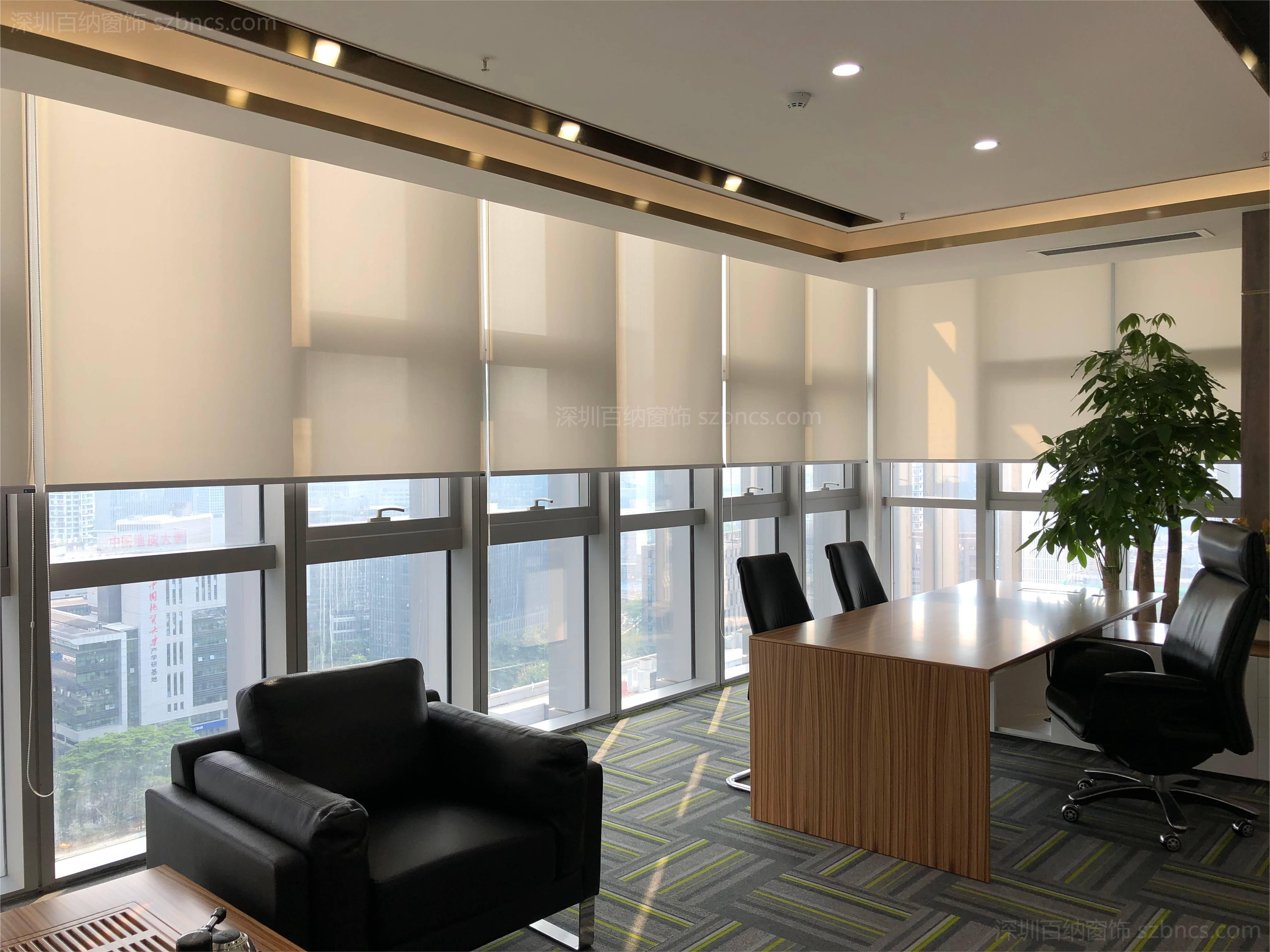 科技园前海智能电动窗帘_大冲西丽华侨城_办公写字楼卷帘定做批发