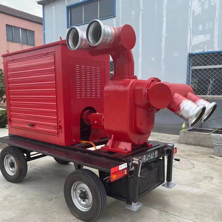中拓 柴油泵车 防汛排污移动泵 柴油机水泵机组