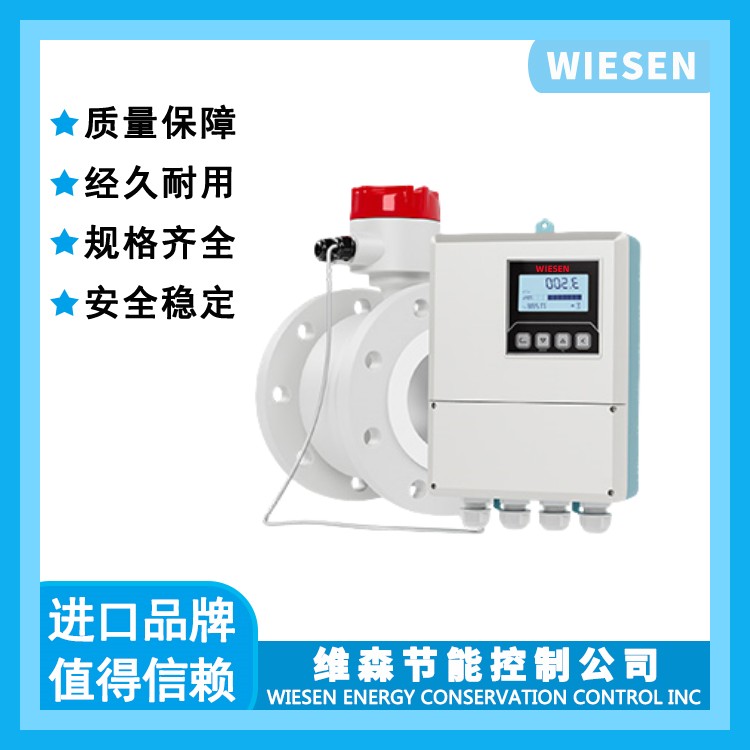 进口分体式电磁流量计 废水 污水 浆液流量 测量精准 美国WIESEN维森