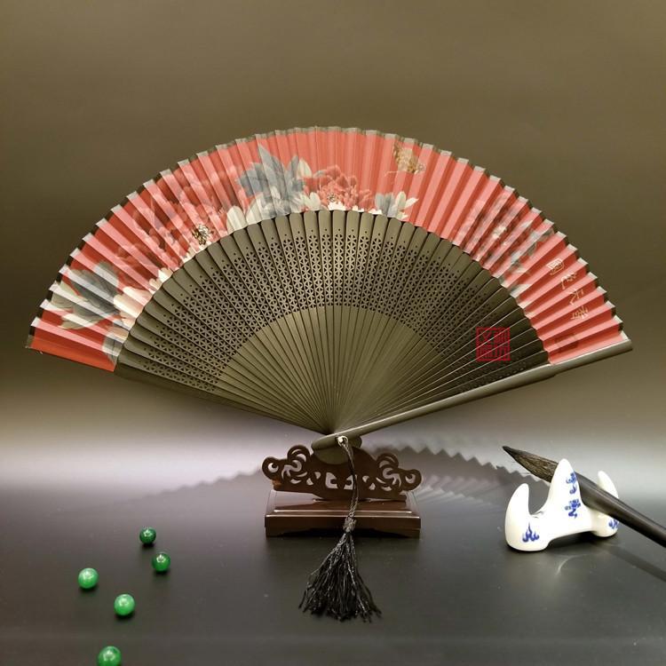定制酒吧扇子_义和扇坊 专业的制扇厂家 可定制logo 纸折扇批发