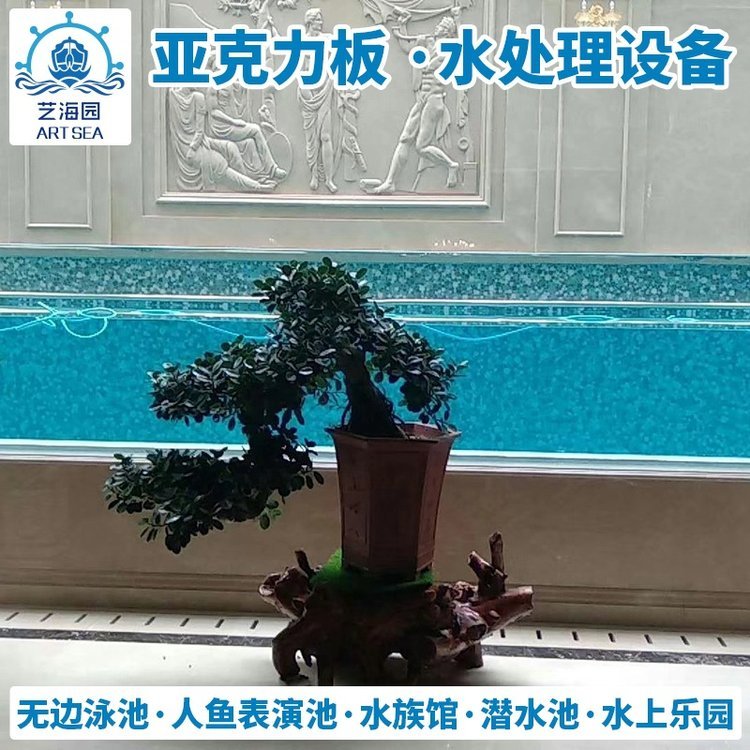 ARTSEA品牌 无边际泳池无边泳池亚克力挡板质量保障 售后贴心