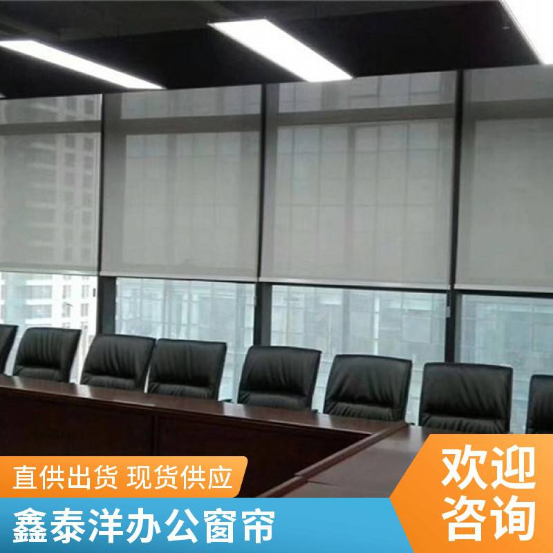 办公室 会议室卷帘 遮阳 透景 阻燃 阳光面料窗帘 鑫泰洋支持定制