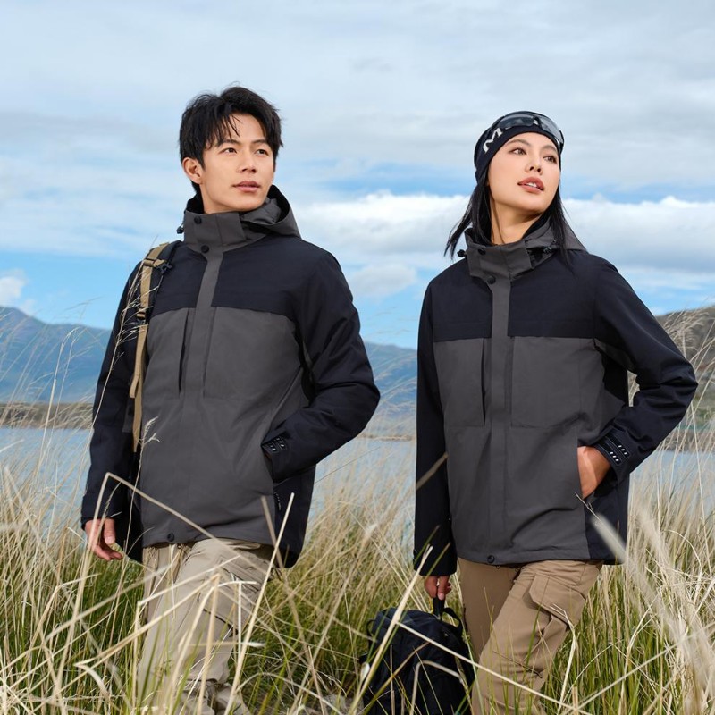 锦丹 中|山 定做三合一冲锋衣 宽松型丝绵面料 徒步旅行装 舒适耐穿
