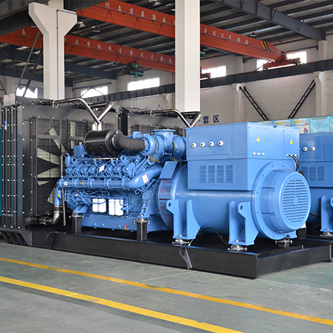 MTU高压2200kw柴油发电机组10KV国网备用电源稳定性好
