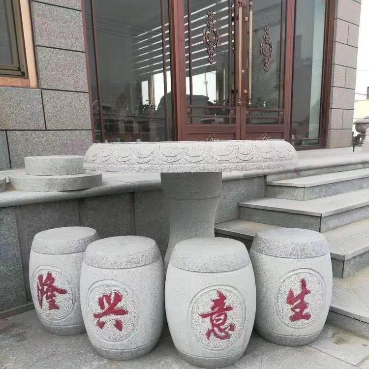 花岗岩墓地碑 芝麻灰石碑 可定制纪念碑艺术碑