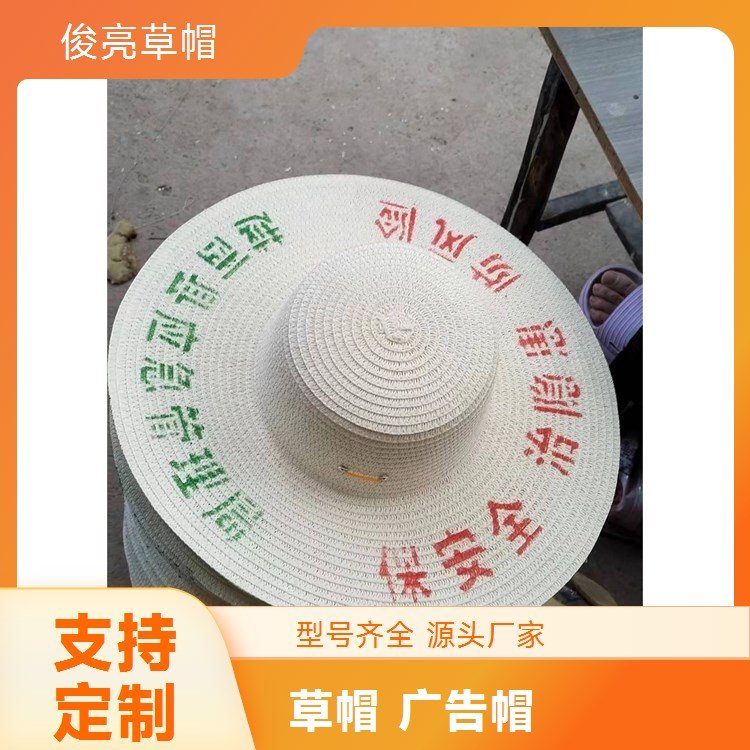 防晒帽片草帽均码设计夏季男女通用遮阳帽俊亮