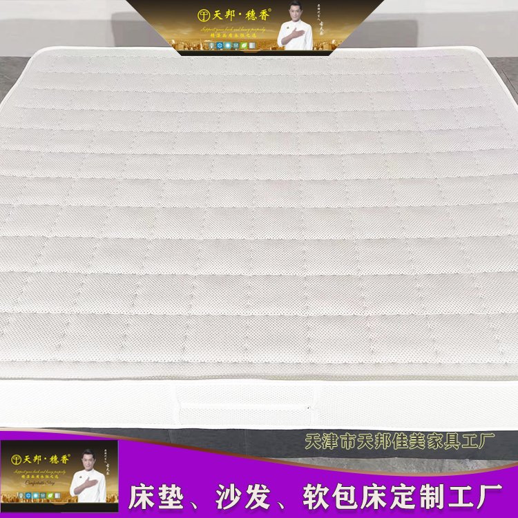 舒适记忆床垫 乳胶加椰棕环保 工厂可定制加工 规格颜色齐全