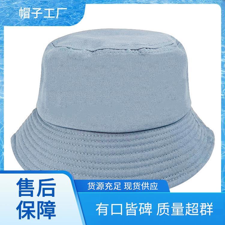 渔夫帽夏天 厂家发货品质保障 纯棉 遮阳帽 刺绣工艺
